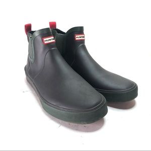 Hunter rubber rain Chelsea boots size 8